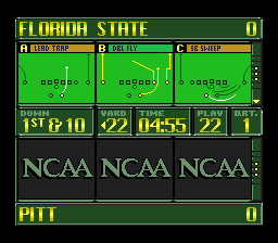 NCAA Football screenshot 5 for Super Nintendo
